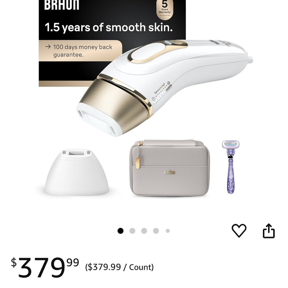 Braun IPL Silk·Expert Pro 5 PL5157 Latest Generation at-Home Hair Removal System